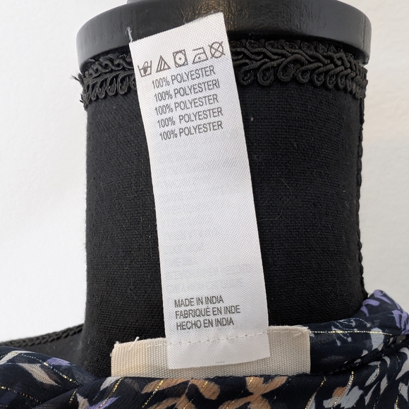 💘 Free People Solstice Shimmer Tie Front Midnight - Picture 6 of 6